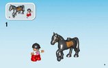 Notice / Instructions de Montage - LEGO - DUPLO - 10807 - La remorque à chevaux: Page 9