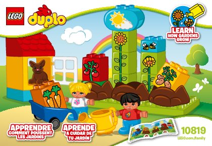 Notice / Instructions de Montage - LEGO - DUPLO - 10819 - Mon premier jardin: Page 1