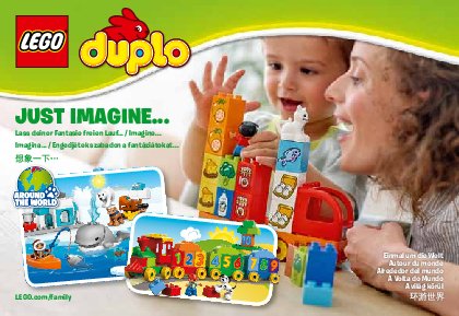 Notice / Instructions de Montage - LEGO - DUPLO - 10824 - Les aventures dans l'espace de Miles: Page 1