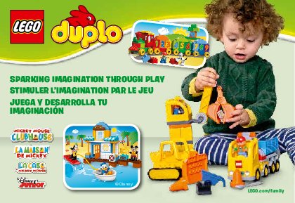 Notice / Instructions de Montage - LEGO - DUPLO - 10828 - Les soins vétérinaires de Docteur La Peluche: Page 1