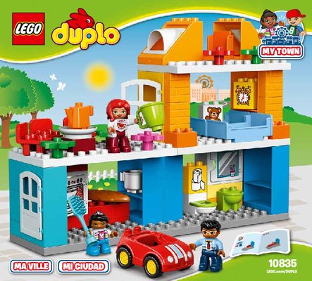 Notice / Instructions de Montage - LEGO - DUPLO - 10835 - La maison de famille: Page 1