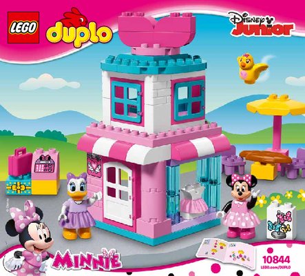 Notice / Instructions de Montage - LEGO - DUPLO - 10844 - La boutique de Minnie: Page 1