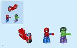 Notice / Instructions de Montage - LEGO - 10876 - Spider-Man & Hulk Adventures: Page 4