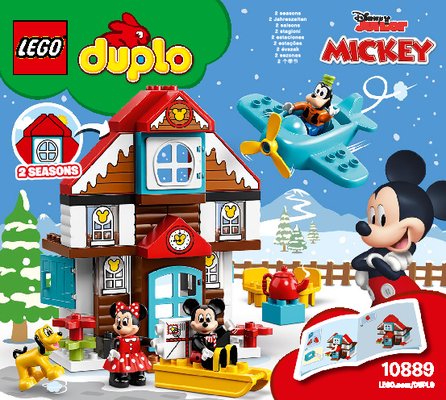 Notice / Instructions de Montage - LEGO - 10889 - Mickey's Vacation House: Page 1