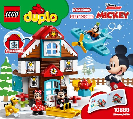 Notice / Instructions de Montage - LEGO - 10889 - Mickey's Vacation House: Page 1