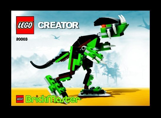 Notice / Instructions de Montage - LEGO - 20003 - Creator BM: Page 1