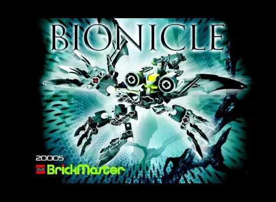 Notice / Instructions de Montage - LEGO - 20005 - Brickmaster - Bionicle: Page 1