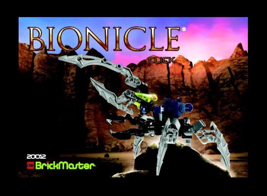 Notice / Instructions de Montage - LEGO - 20012 - 2009 BM Bionicle SEP: Page 1