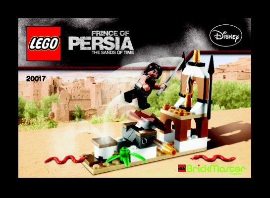 Notice / Instructions de Montage - LEGO - 20017 - LEGO Prince of Persia Daggar Trap: Page 1