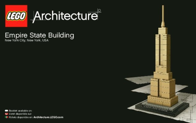 Notice / Instructions de Montage - LEGO - Architecture - 21002 - Empire State Building: Page 1