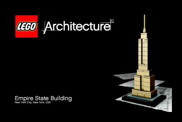 Notice / Instructions de Montage - LEGO - Architecture - 21002 - Empire State Building: Page 1