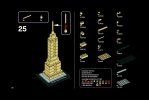 Notice / Instructions de Montage - LEGO - Architecture - 21002 - Empire State Building: Page 16