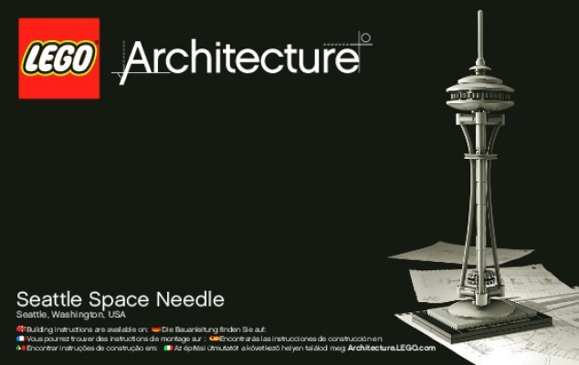 Notice / Instructions de Montage - LEGO - Architecture - 21003 - Seattle Space Needle: Page 1