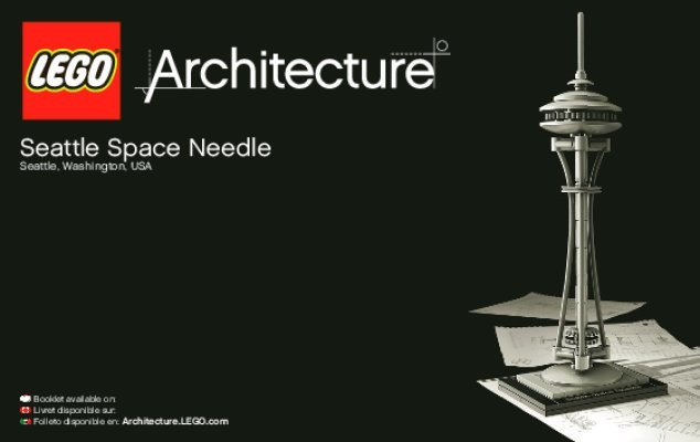 Notice / Instructions de Montage - LEGO - Architecture - 21003 - Seattle Space Needle: Page 1