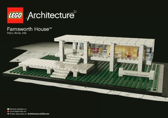 Notice / Instructions de Montage - LEGO - Architecture - 21009 - Farnsworth House™: Page 1