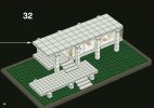 Notice / Instructions de Montage - LEGO - Architecture - 21009 - Farnsworth House™: Page 58