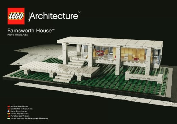 Notice / Instructions de Montage - LEGO - Architecture - 21009 - Farnsworth House™: Page 1