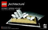 Notice / Instructions de Montage - LEGO - Architecture - 21012 - L'opéra de Sydney™: Page 1