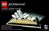 Notice / Instructions de Montage - LEGO - Architecture - 21012 - L'opéra de Sydney™: Page 1