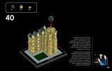 Notice / Instructions de Montage - LEGO - Architecture - 21013 - Big Ben: Page 43