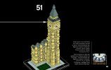 Notice / Instructions de Montage - LEGO - Architecture - 21013 - Big Ben: Page 59