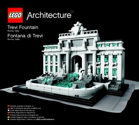 Notice / Instructions de Montage - LEGO - Architecture - 21020 - La fontaine de Trevi: Page 1