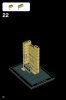 Notice / Instructions de Montage - LEGO - Architecture - 21023 - Le Flatiron Building: Page 22