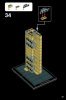 Notice / Instructions de Montage - LEGO - Architecture - 21023 - Le Flatiron Building: Page 37