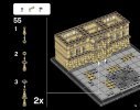 Notice / Instructions de Montage - LEGO - Architecture - 21024 - Le Louvre: Page 79