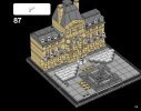 Notice / Instructions de Montage - LEGO - Architecture - 21024 - Le Louvre: Page 113