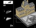 Notice / Instructions de Montage - LEGO - Architecture - 21024 - Le Louvre: Page 115