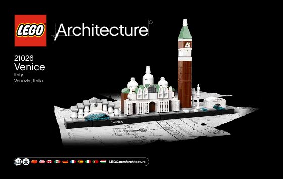 Notice / Instructions de Montage - LEGO - Architecture - 21026 - Venise: Page 1