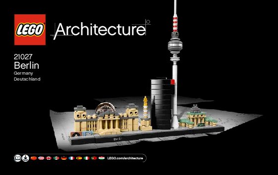 Notice / Instructions de Montage - LEGO - Architecture - 21027 - Berlin: Page 1