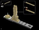 Notice / Instructions de Montage - LEGO - Architecture - 21028 - New York: Page 60