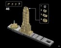 Notice / Instructions de Montage - LEGO - Architecture - 21028 - New York: Page 63