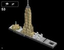 Notice / Instructions de Montage - LEGO - Architecture - 21028 - New York: Page 70