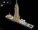 Notice / Instructions de Montage - LEGO - Architecture - 21028 - New York: Page 74