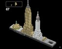 Notice / Instructions de Montage - LEGO - Architecture - 21028 - New York: Page 85