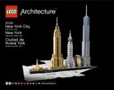 Notice / Instructions de Montage - LEGO - Architecture - 21028 - New York: Page 1