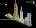 Notice / Instructions de Montage - LEGO - Architecture - 21028 - New York: Page 119