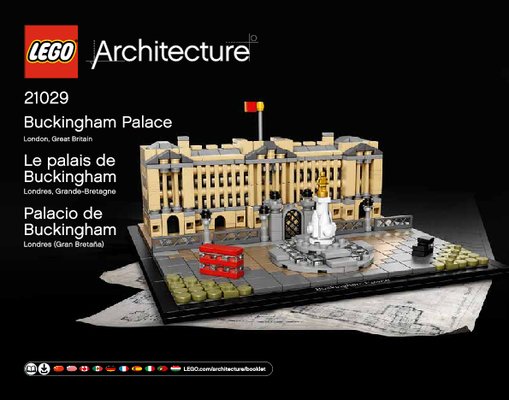 Notice / Instructions de Montage - LEGO - Architecture - 21029 - Le palais de Buckingham: Page 1