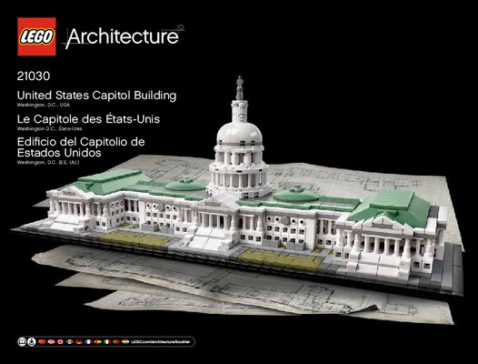 Notice / Instructions de Montage - LEGO - Architecture - 21030 - Le Capitole des États-Unis: Page 1