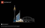 Notice / Instructions de Montage - LEGO - Architecture - 21032 - Sydney: Page 136