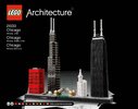 Notice / Instructions de Montage - LEGO - Architecture - 21033 - Chicago: Page 1