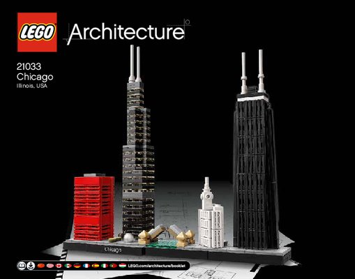 Notice / Instructions de Montage - LEGO - Architecture - 21033 - Chicago: Page 1