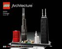 Notice / Instructions de Montage - LEGO - Architecture - 21033 - Chicago: Page 1