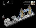 Notice / Instructions de Montage - LEGO - Architecture - 21034 - Londres: Page 91