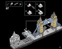 Notice / Instructions de Montage - LEGO - Architecture - 21034 - Londres: Page 93