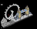 Notice / Instructions de Montage - LEGO - Architecture - 21034 - Londres: Page 106