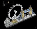 Notice / Instructions de Montage - LEGO - Architecture - 21034 - Londres: Page 109